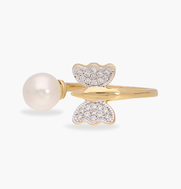 The Plum Butterfly Ring